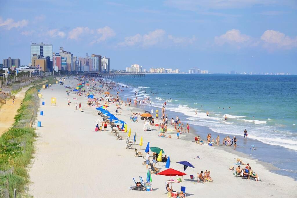 מירטל ביץ' *2Br Oceanfront Retreat*King Ensuite*Pool*Nmb Cherry Grove*Pc4 מראה חיצוני תמונה